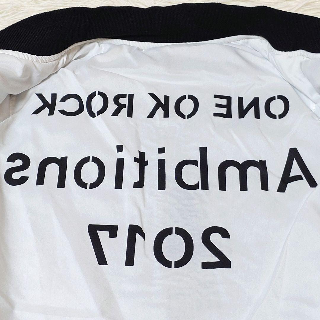 ONE OK ROCK【M】Ambitions 2017 ブルゾン MA-1 黒