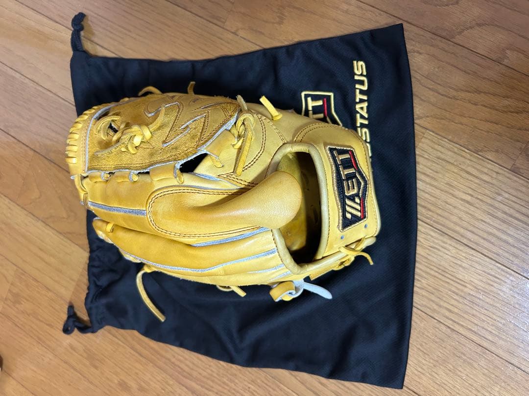 ZETT 硬式投手用　収納袋付き　値下げ交渉⭕️ 楽天市場】zett プロステイタス グローブ 投手用 硬式（グローブ