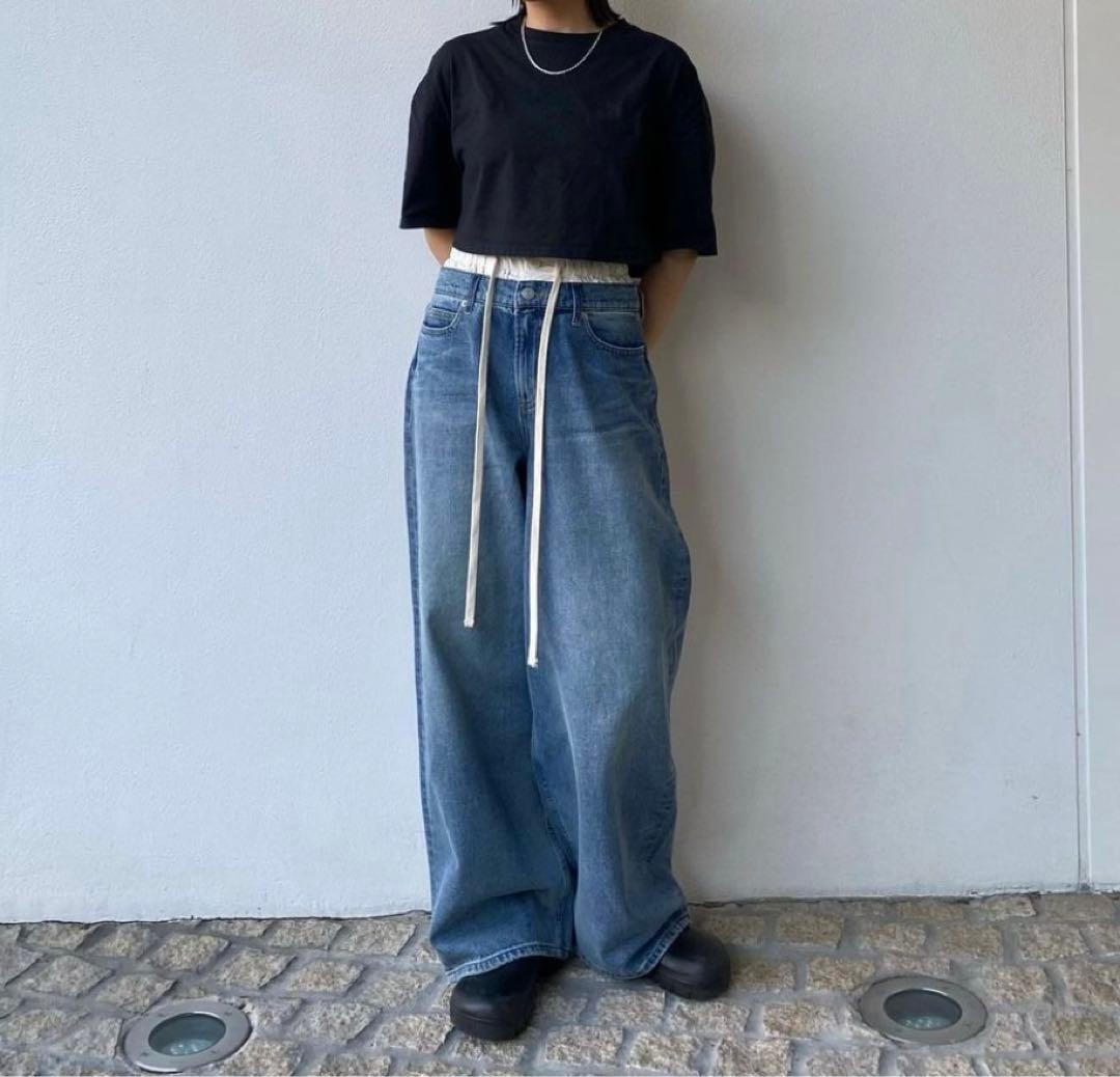 TODAYFUL Layered Waist Denim 24サイズ - メルカリ