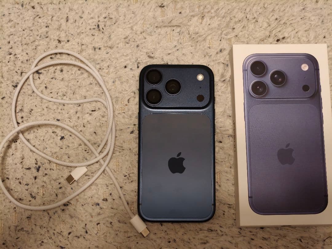 超美品 iPhone 17 Pro 512GB ディープブルー ＊説明欄必読 - メルカリ