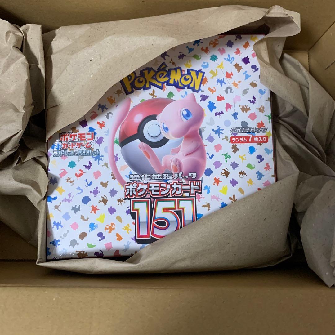 ポケモンカード 151 シュリンク付き 説明文必読！シュリンク少し傷あり