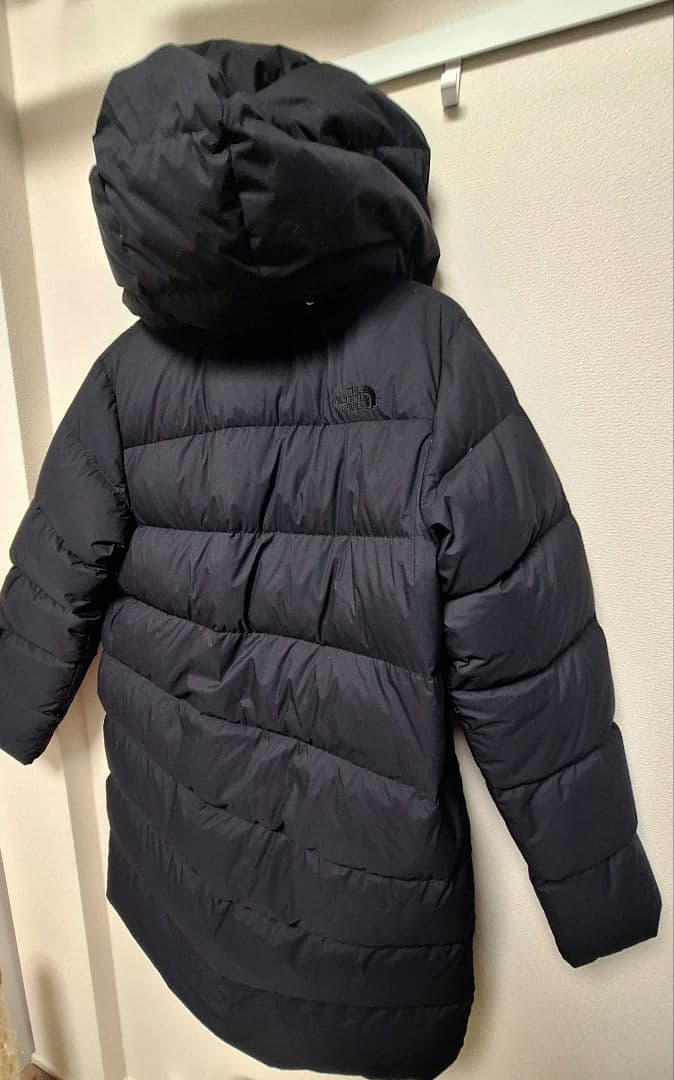 Chita様専用】THE NORTH FACEフード付きダウンコートLネイビー - メルカリ