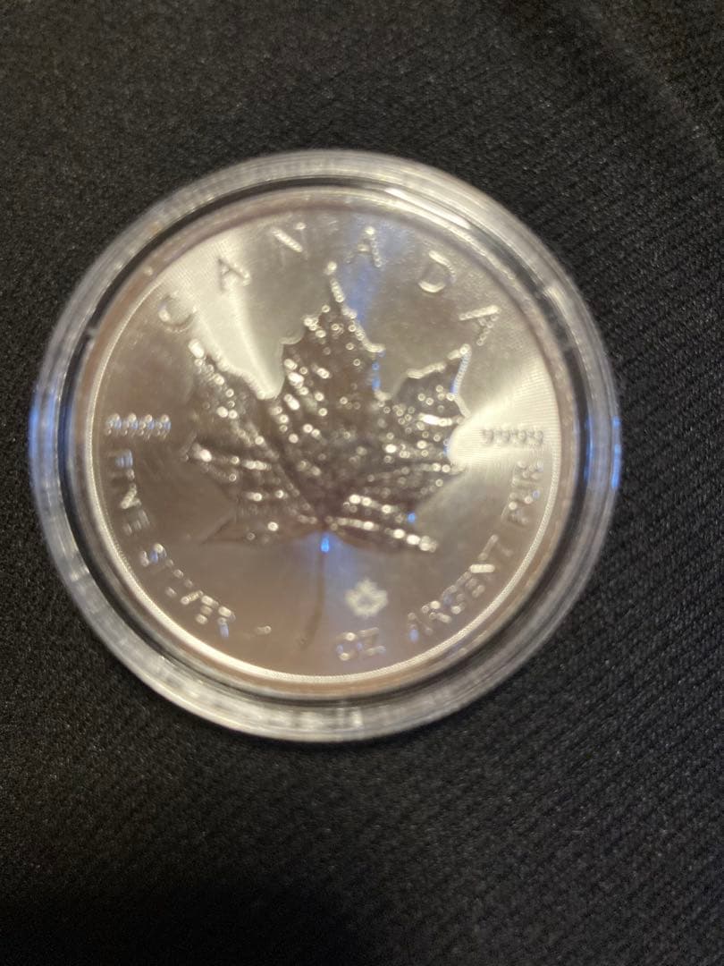 最終値下げ❗️2020年発行のカナダ1オンスメイプルリーフ銀貨 - メルカリ