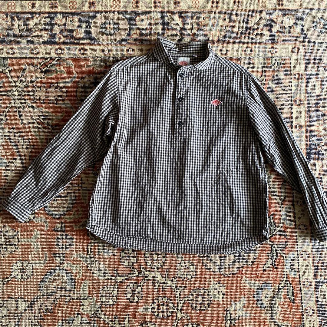 ダントン DANTON チェック柄 プルオーバー長袖シャツ 38 - メルカリ