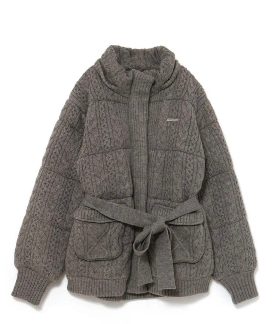 andmary mary quilting knit shape jacket - メルカリ