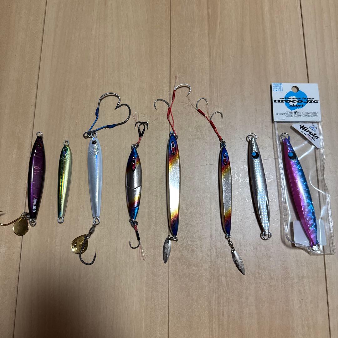 ジギング　TG メタルジグ 8個セット LJ SLJ 楽天市場】【当店限定！全品ポイント3倍】 SLJ ジグ 60g 2色SET 遠投