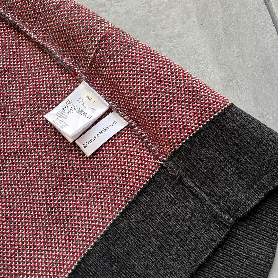 希少グラニフ 中村佑介 Re:繋がる ウォッシャブルジャカードニットL アジカン