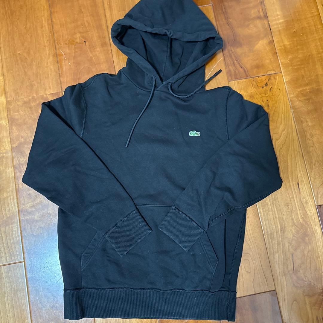 lacoste ラコステ 黒 パーカー US S - メルカリ