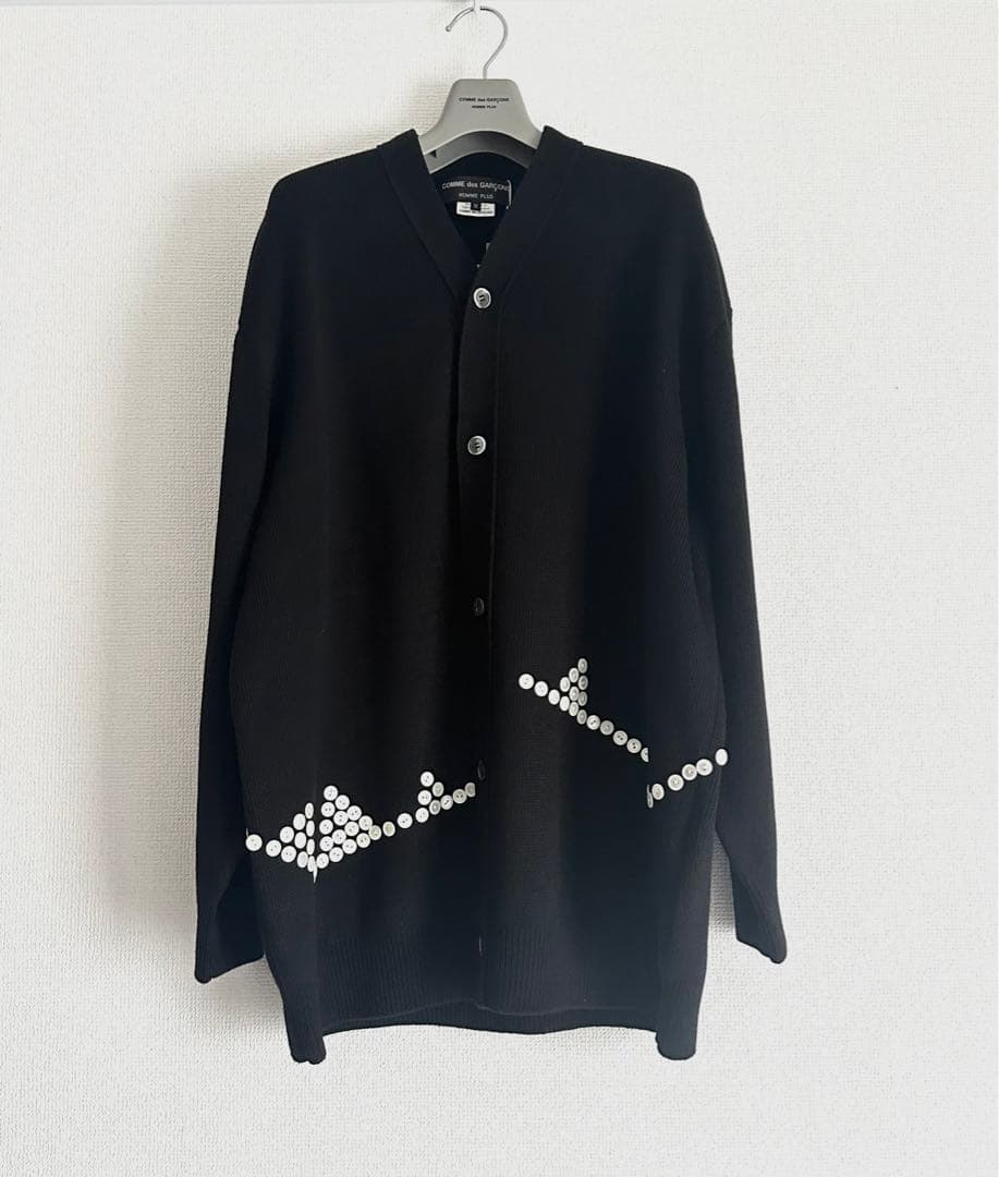 24AW新品未使用 コムデギャルソンオムプリュス ボタンカーディガン
