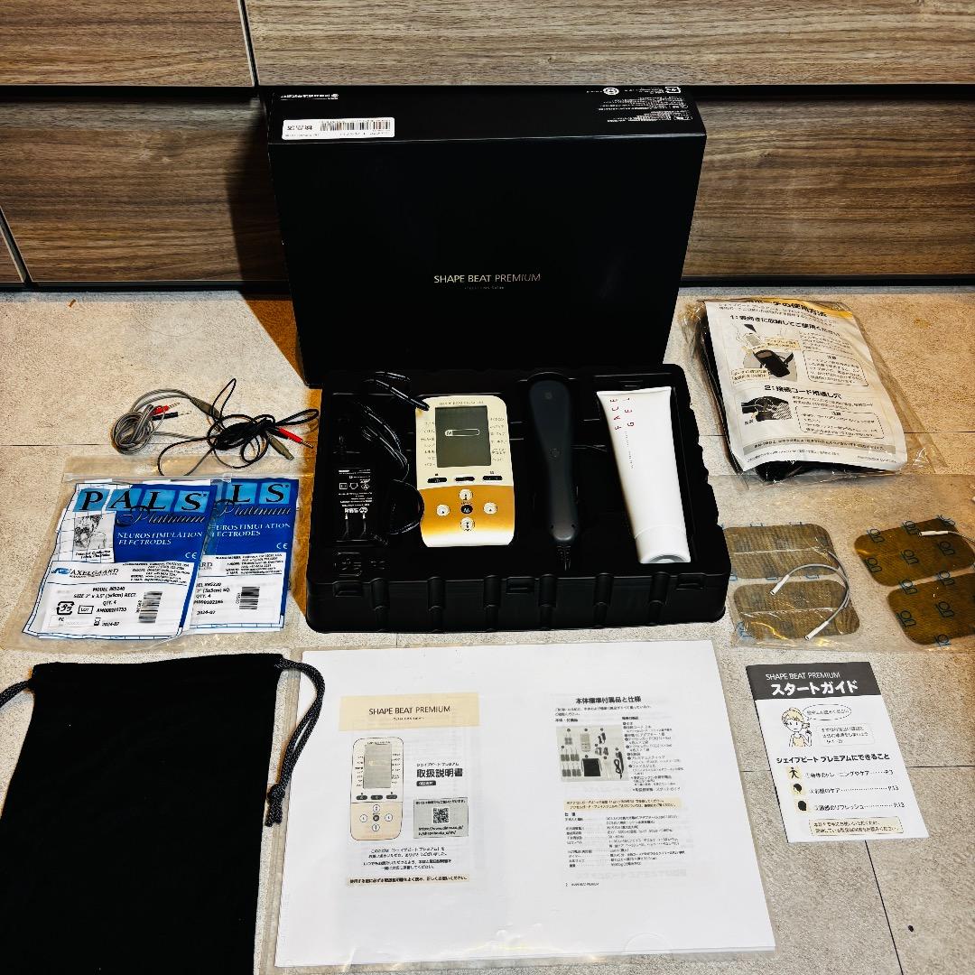 シェイプビートプレミアム 美顔器 ダイエット 伊藤超短波 EMS ディノス 伊藤超短波 シェイプビート プレミアム ems 頭皮 顔 胸 お腹 太もも 首