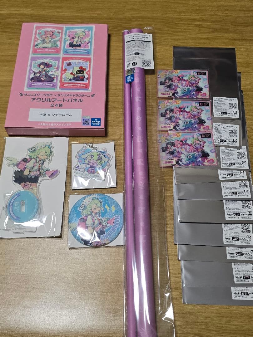 ゼンレスゾーンゼロ×サンリオキャラクターズ 千夏 シナモロール セット