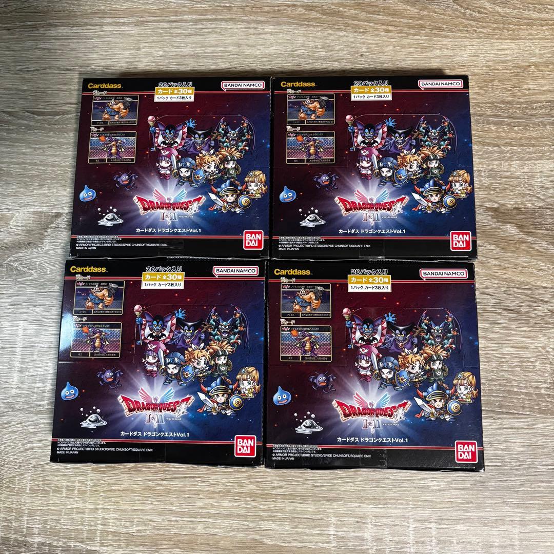未開封】カードダス ドラゴンクエストVol.1 4BOX - メルカリ
