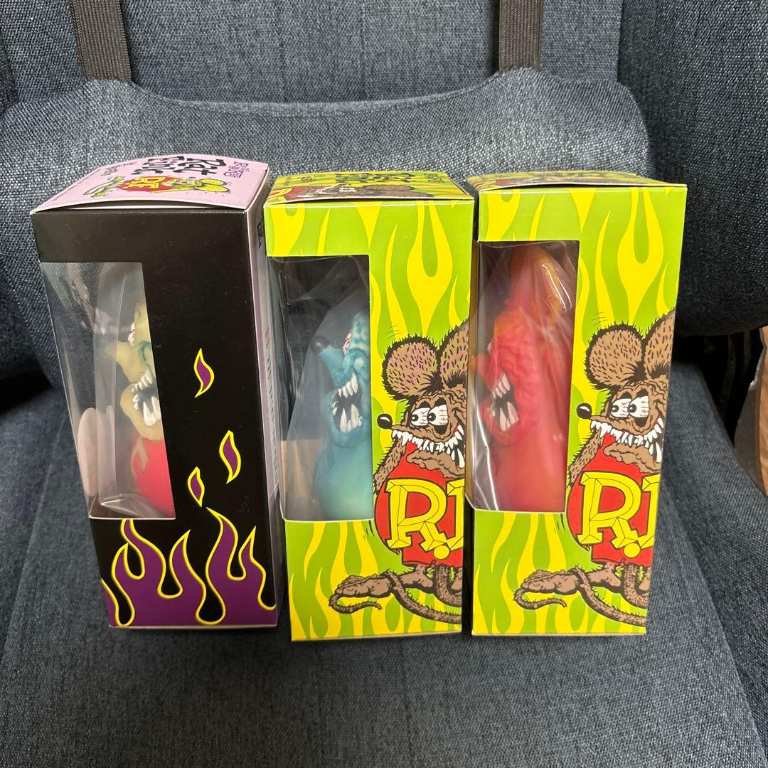 Rat Fink ラットフィンク フィギュア 3体セット