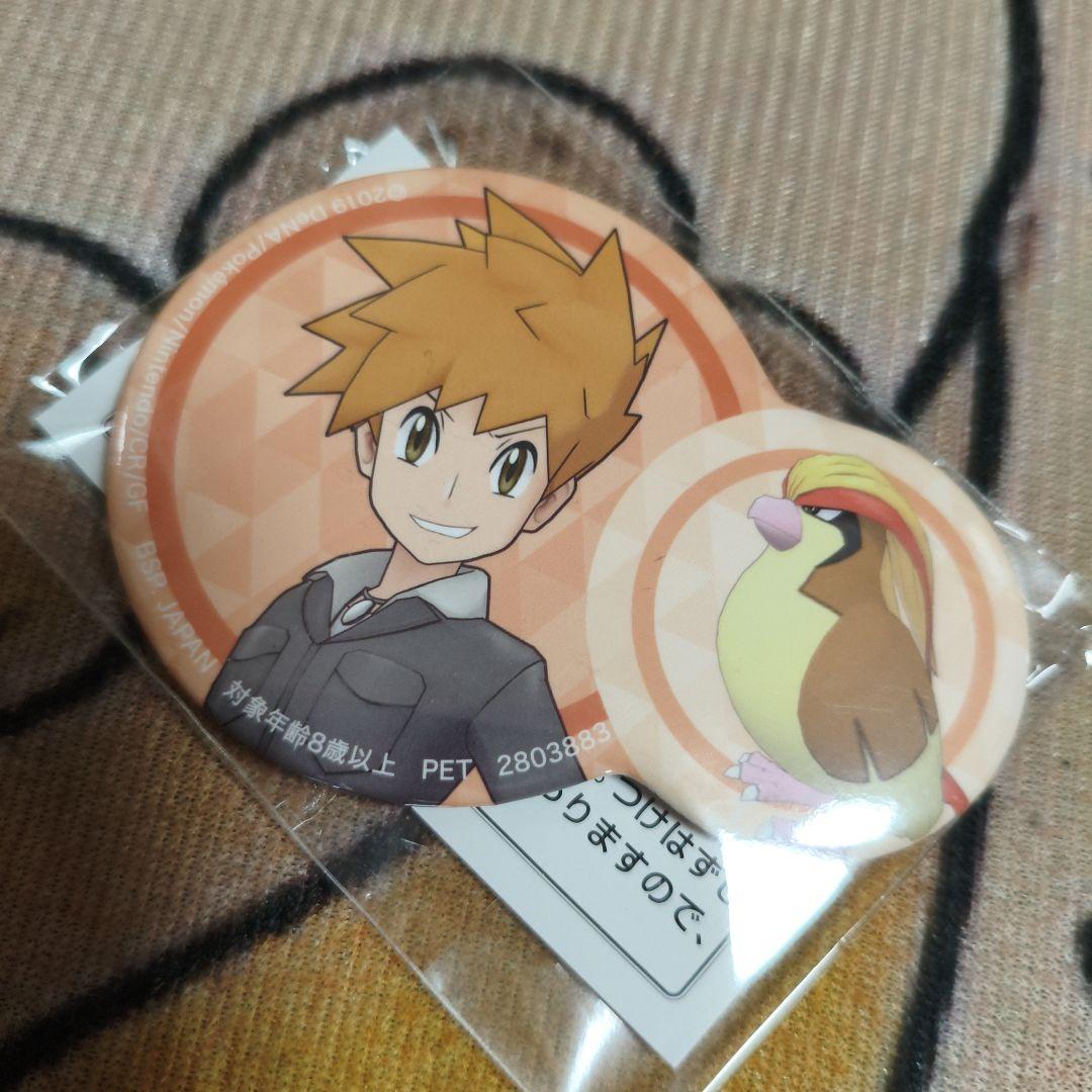 ポケモンマスターズ EX グリーン＆ピジョット 缶バッジ - メルカリ