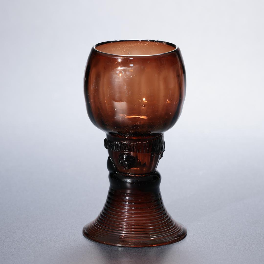 アンティークグラス レーマーグラス 茶色 吹きガラス R1340ダI - メルカリ