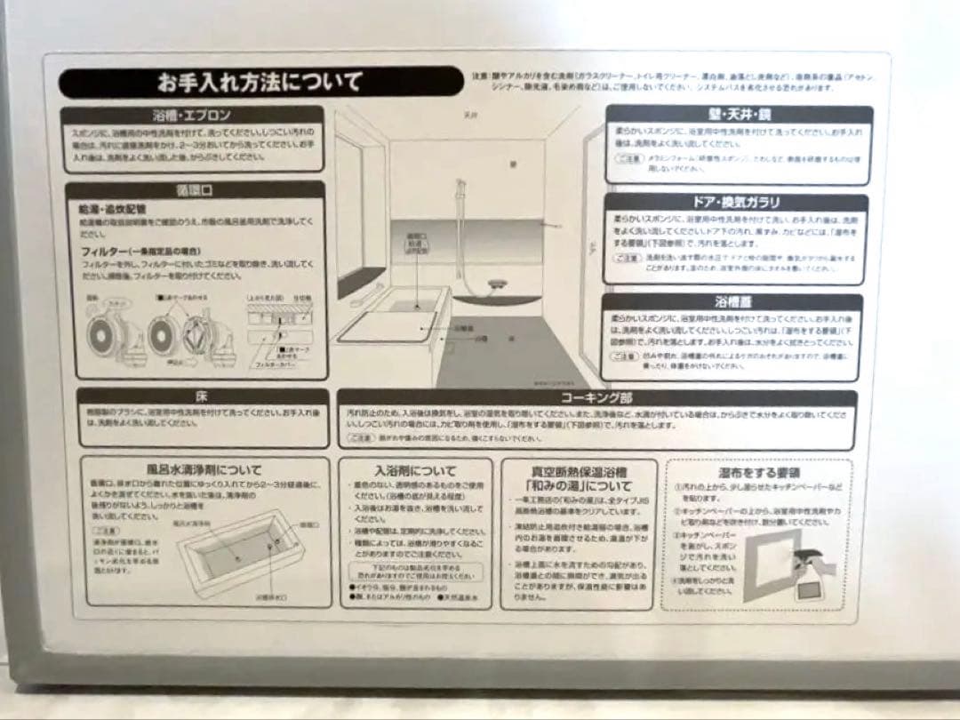 一条工務店 グランスマート 風呂蓋 真空断熱材入り 2枚組 取手無し