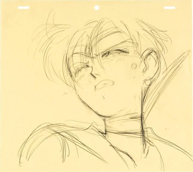 ★ 貴重品セーラームーン　★伊藤郁子直筆レイアウト修正画3点　セーラーウラヌス