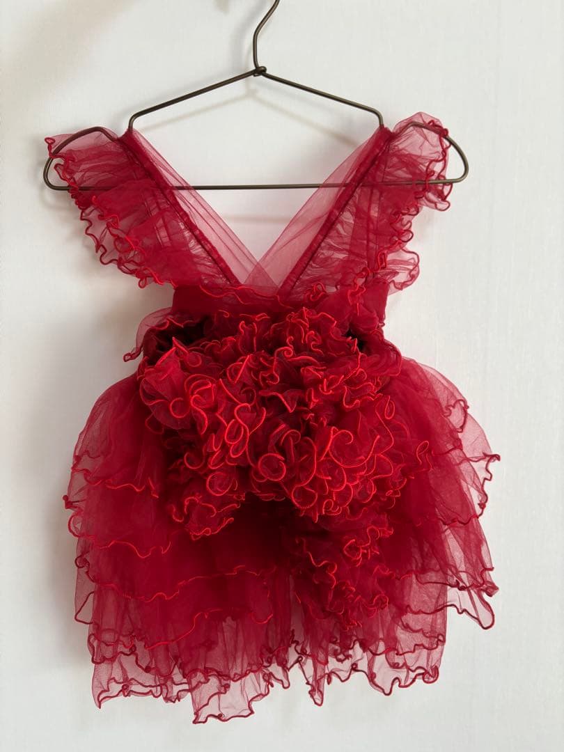 【未使用】レース被布　チュール被布　753 着物　被布ドレス Catherine Cottage（キャサリンコテージ） 被布セット 女の子 七五三