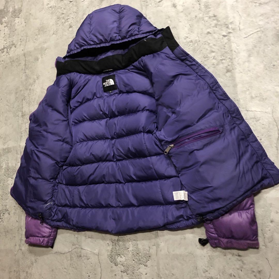 THE NORTH FACE ダウン パープル レディースXL 700フィル - メルカリ