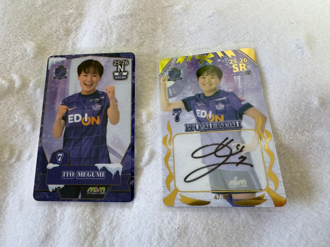 サンフレッチェ広島レジーナ 伊藤めぐみ選手 オンサイトカードSR