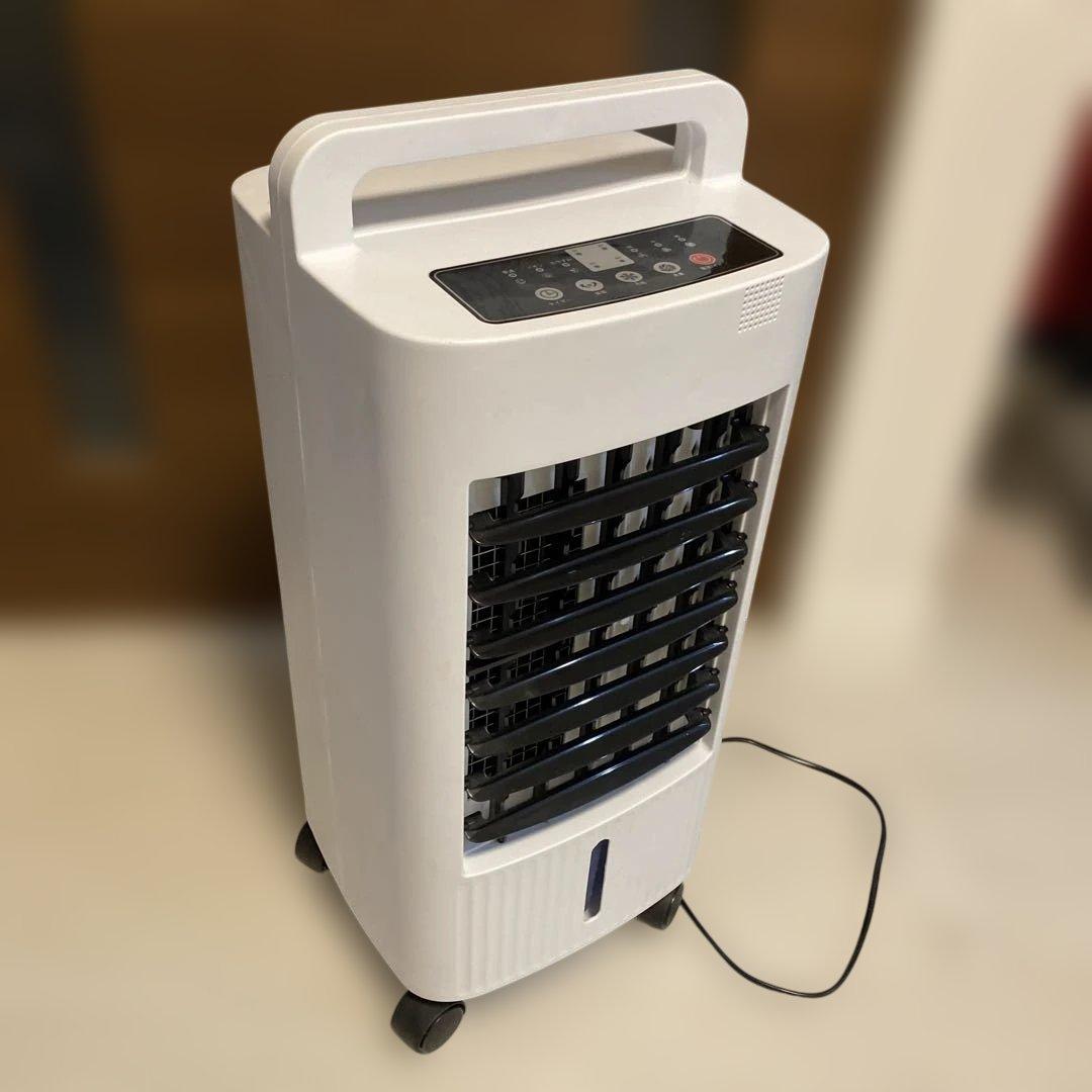 ホワイト冷風機 タッチパネル式 新品フィルター付き - メルカリ