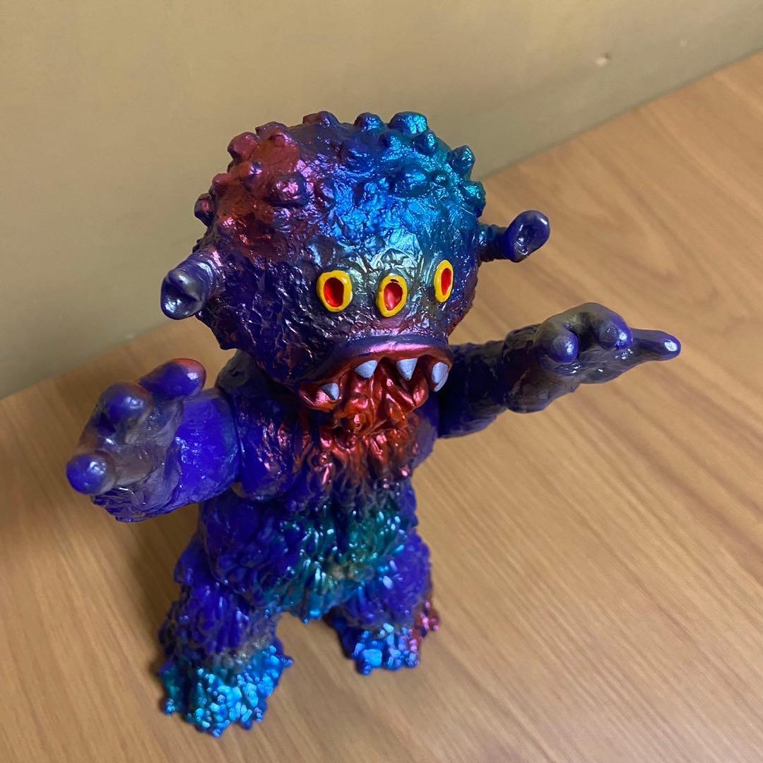 エレガブ　ドクロ　ヒトゴミラ　6期　ドクロ太郎　紫成型　ソフビ 5452