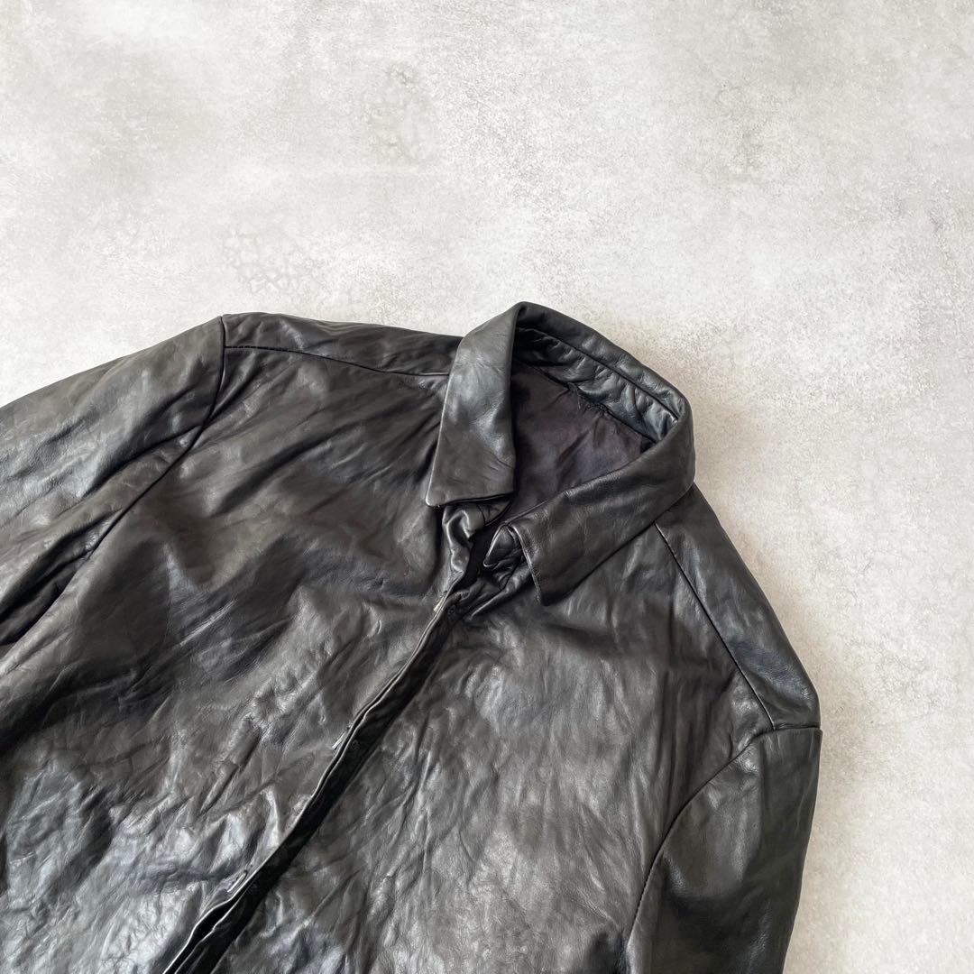 2005AW C DIEM カルペディエム ウォッシャブルレザーシャツ 2 - メルカリ