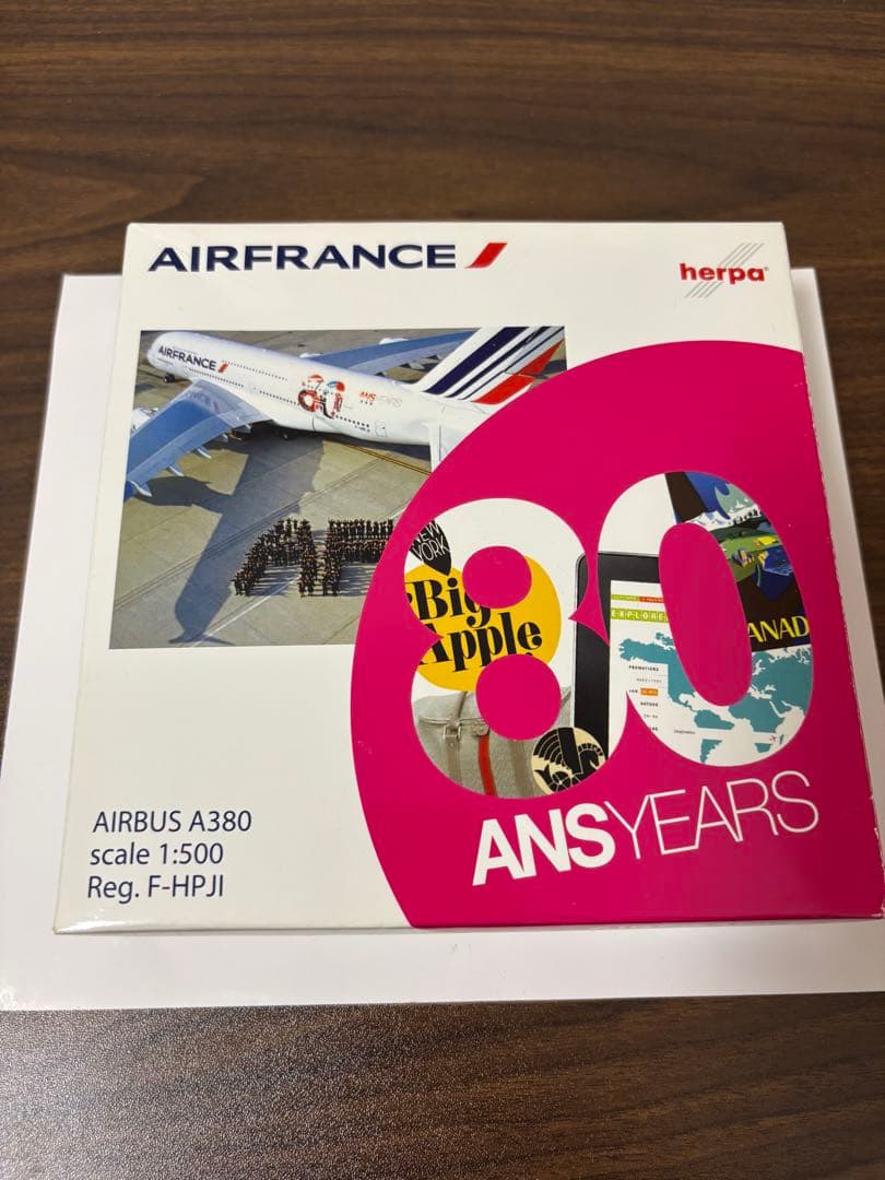 エールフランスA380 80 ANSYEARS herpa 1/500 - メルカリ