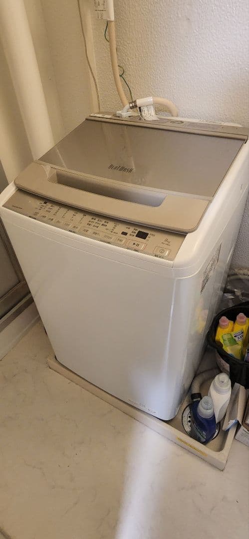 HITACHI 縦型洗濯機 BW-V80G 8kg 2021年製 日立 ビートウォッシュ BW-V80G 価格比較 - 価格.com