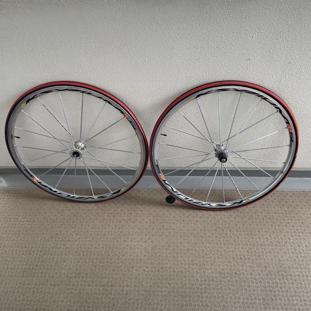 MAVIC KSYRIUM SL SSC チューブラーホイール 前後セット 中古品