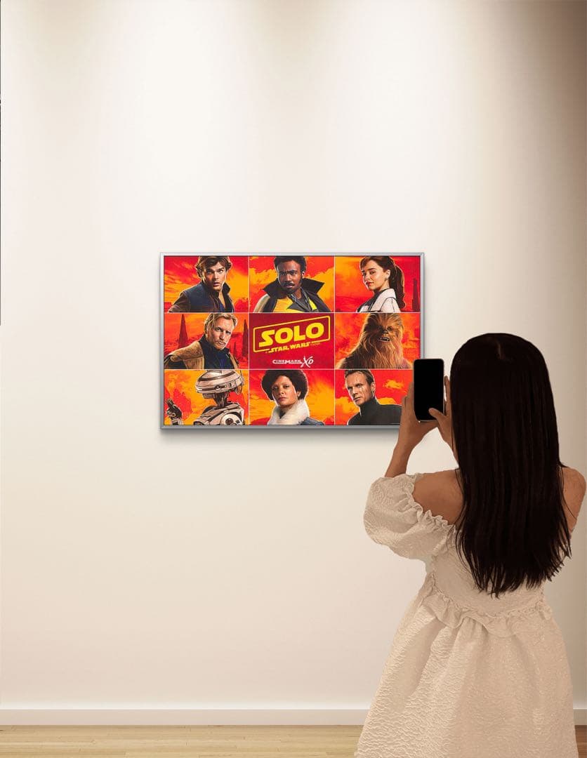 限定枚数*映画館用片面印刷ポスターUS版: ハンソロ スターウォーズ