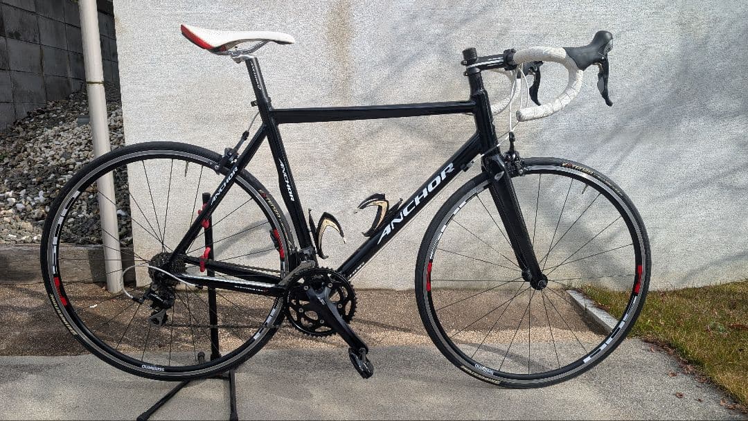 ANCHOR RA6 EQUIPE 105 室内保管 55cm ブラック ANCHOR ROADBIKE RA6 EQUIPE 2015