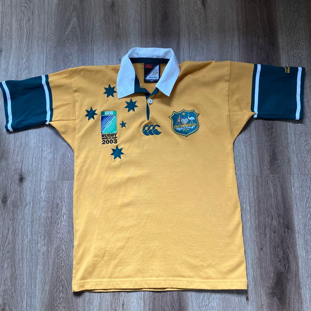 ラグビー ワールドカップ 2003 ラガーシャツ ワラビーズ - メルカリ