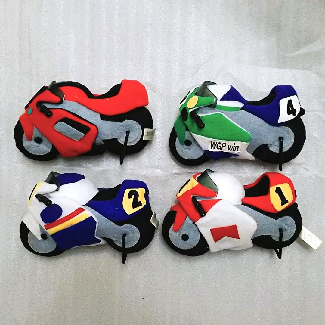 昭和平成レトロ好きにおススメ♪】バイクのぬいぐるみセット♡ - メルカリ