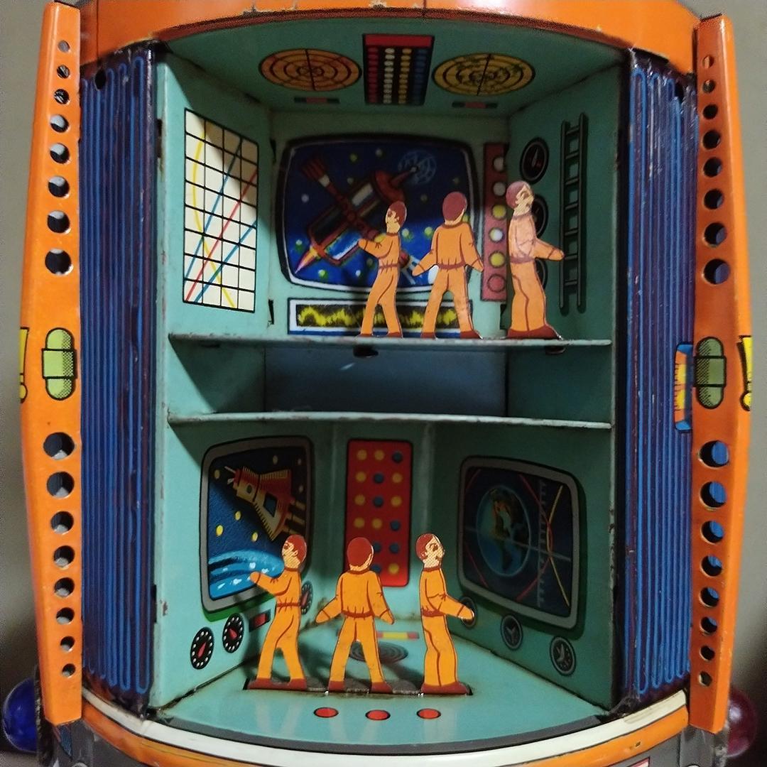 WACO ワコー 宇宙ステーション 電動 稼働品 ブリキ - メルカリ