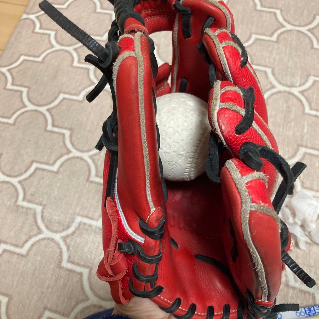 最終値下げ、レア】ウィルソンWilson少年軟式グラブ小指2本入れ