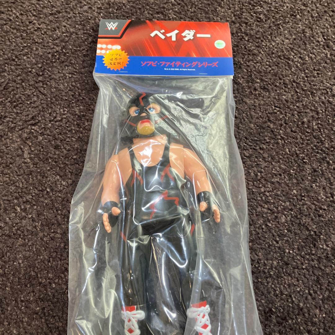 新品未開封　メディコム・トイ× SFS ベイダー（ブラックマスク版 メディコムトイ ビッグバンベイダー ブラックマスク プロレス ソフビ