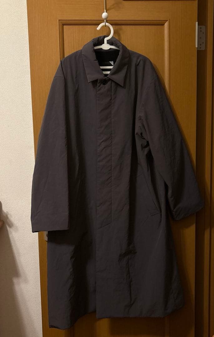 ATON コート COMOLI AURALEE YOKE ULTERIOR ATON】SUPER 160S DOUBLE SAXONY SEMI DOUBLE COAT／軽く羽織れる上質