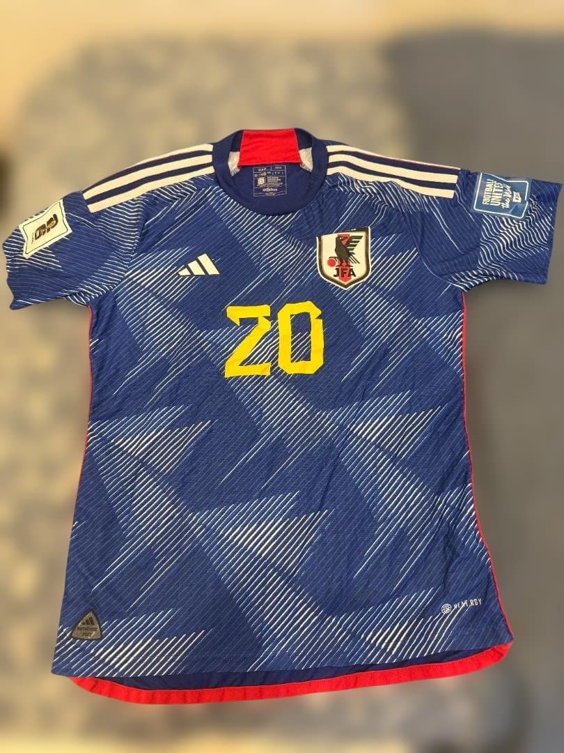 【本人着用品】久保建英 日本代表 ユニフォーム adidas アディダス サッカー日本代表 2024 ホーム レプリカ