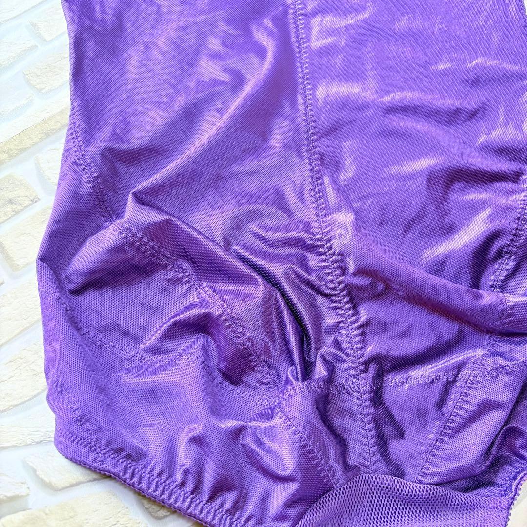 出品 シャンデール補正下着 ボディスーツD95 バイオレット冬用