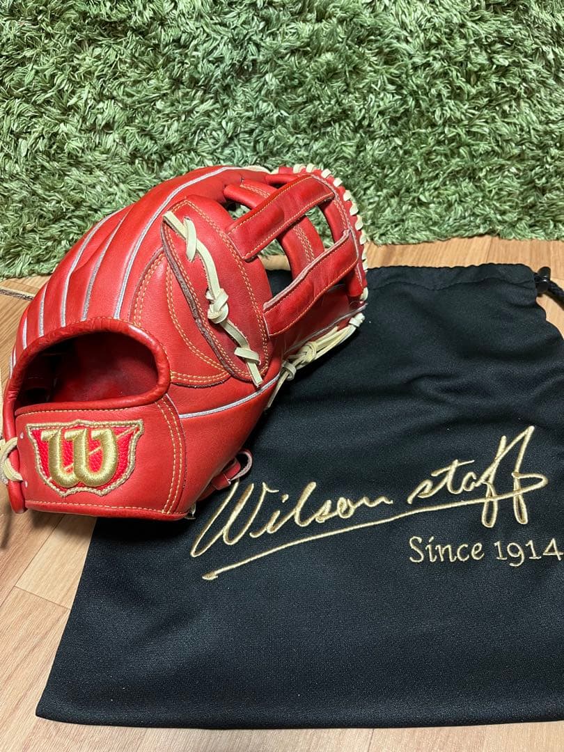 ウィルソンスタッフ 硬式外野手用グラブ 99型 Eオレンジ×キャメル