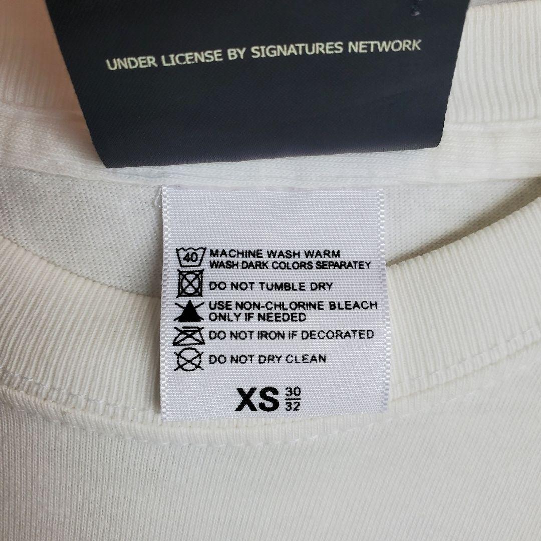 レトロ 当時物 KISS キッス半袖 tシャツ USA製 パンダ 白 バンドT