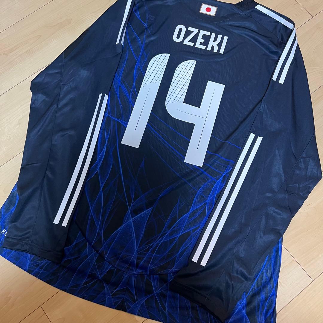 【新品未使用タグ付き】正規品 日本代表No.14大関友翔長袖ユニフォーム kemari87_783448-11-16-o