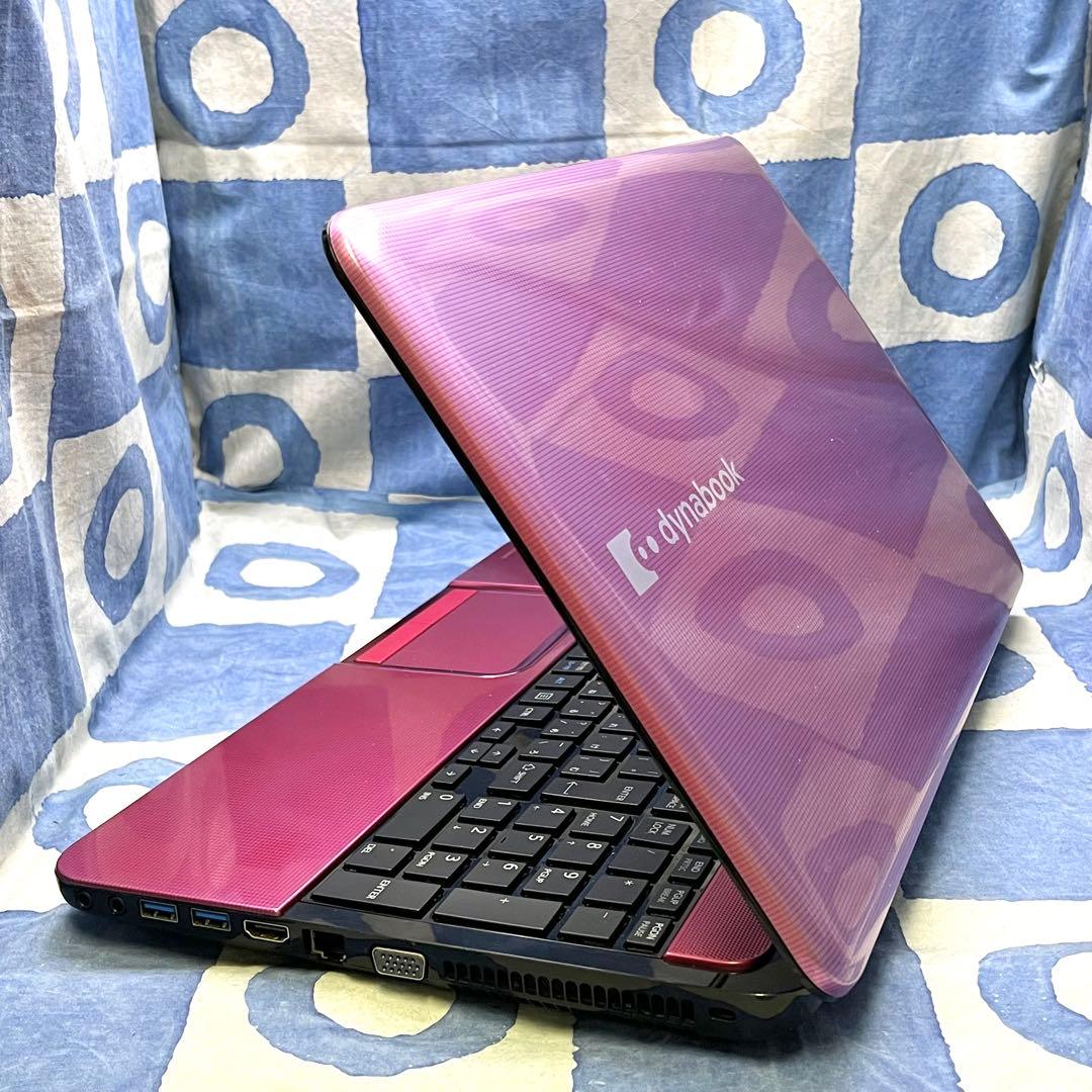 サクサク快適SSD☆i7☆ピンクノートパソコン♪カメラ付&ブルーレイ！Win11