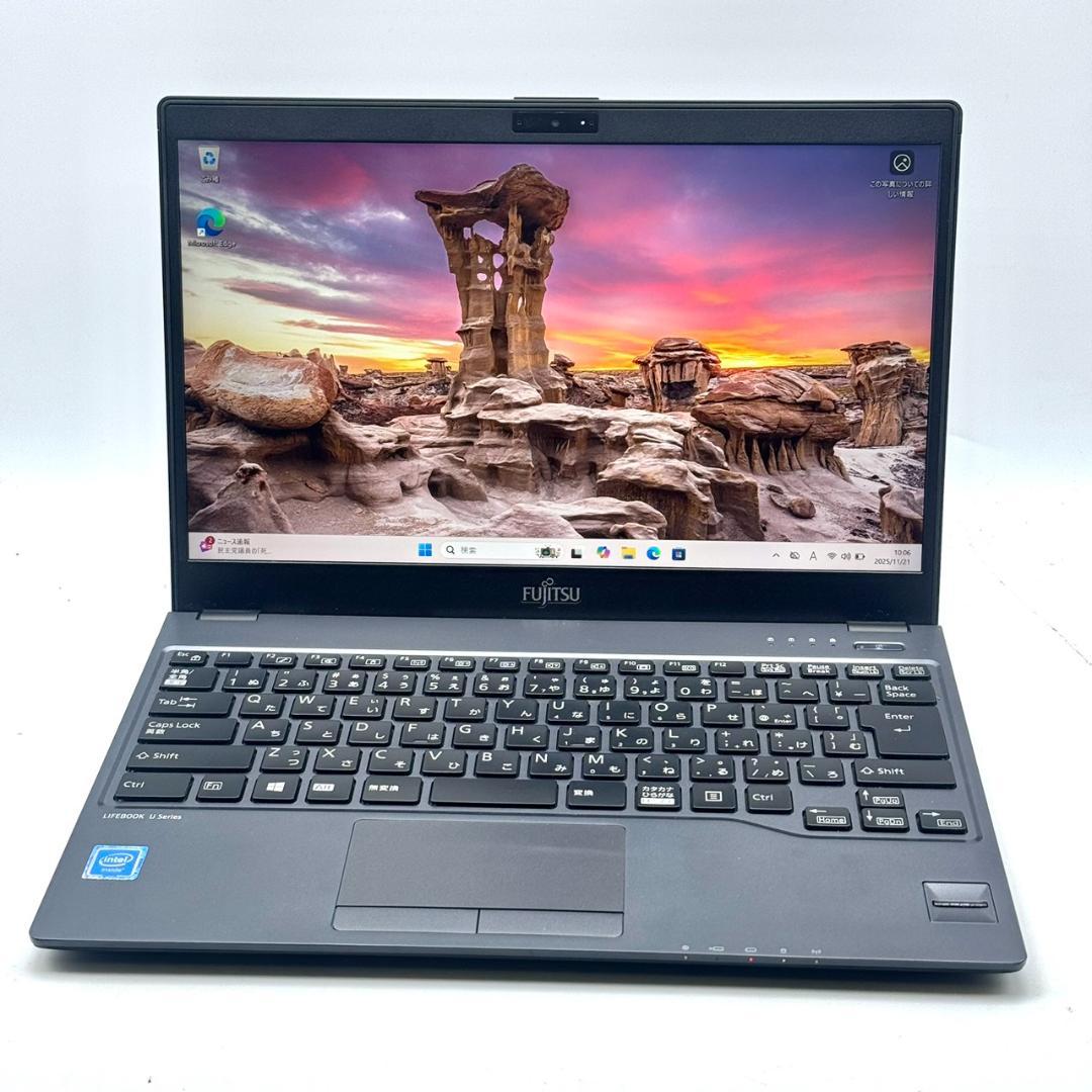Windowsノート本体 Fujitsu LIFEBOOK U938/S Celeron 128GB 富士通（FUJITSU） 【中古パソコン】富士通 LIFEBOOK U938/S 中古