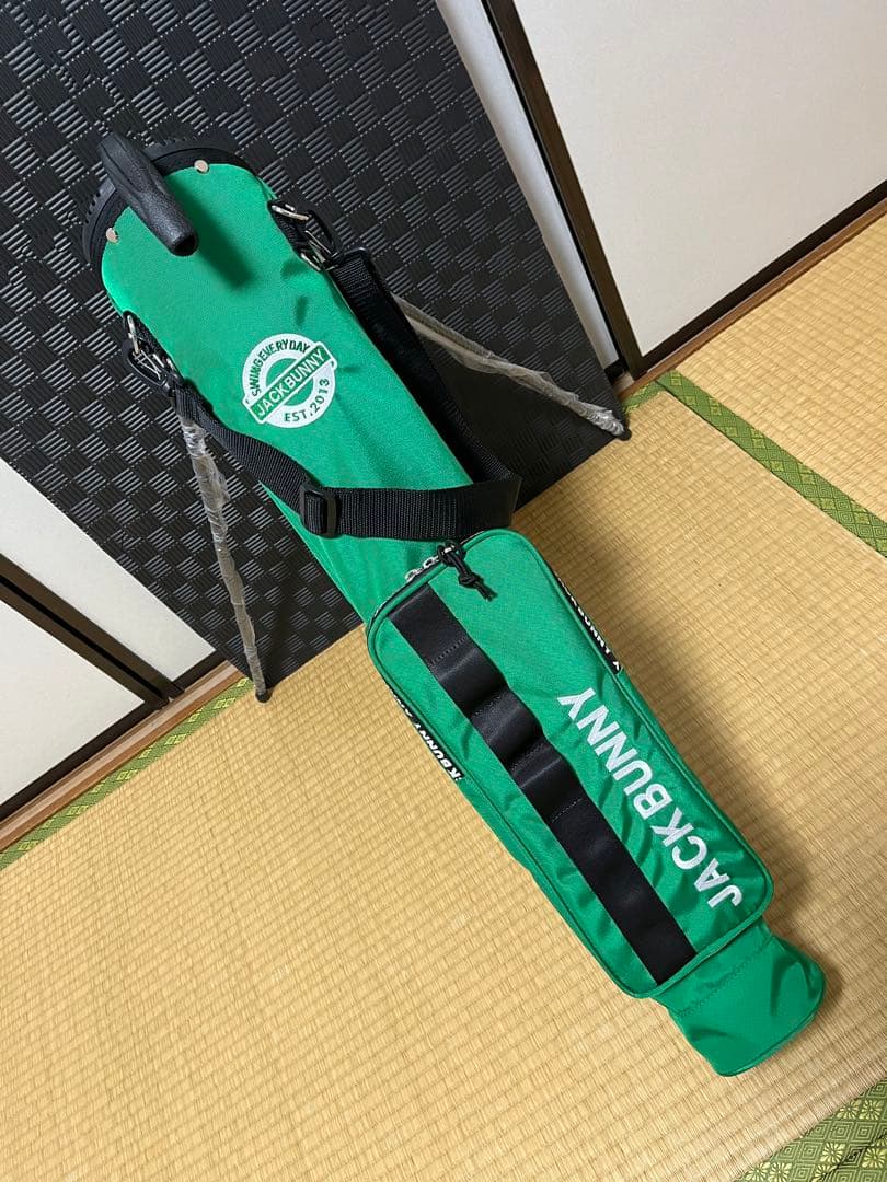 ありすけさ⭐︎⭐︎⭐︎JACK BUNNY キャディバッグ グリーン⭐︎⭐︎⭐︎ 定番】キャディバッグ (46インチ対応) (UNISEX) | Jack Bunny