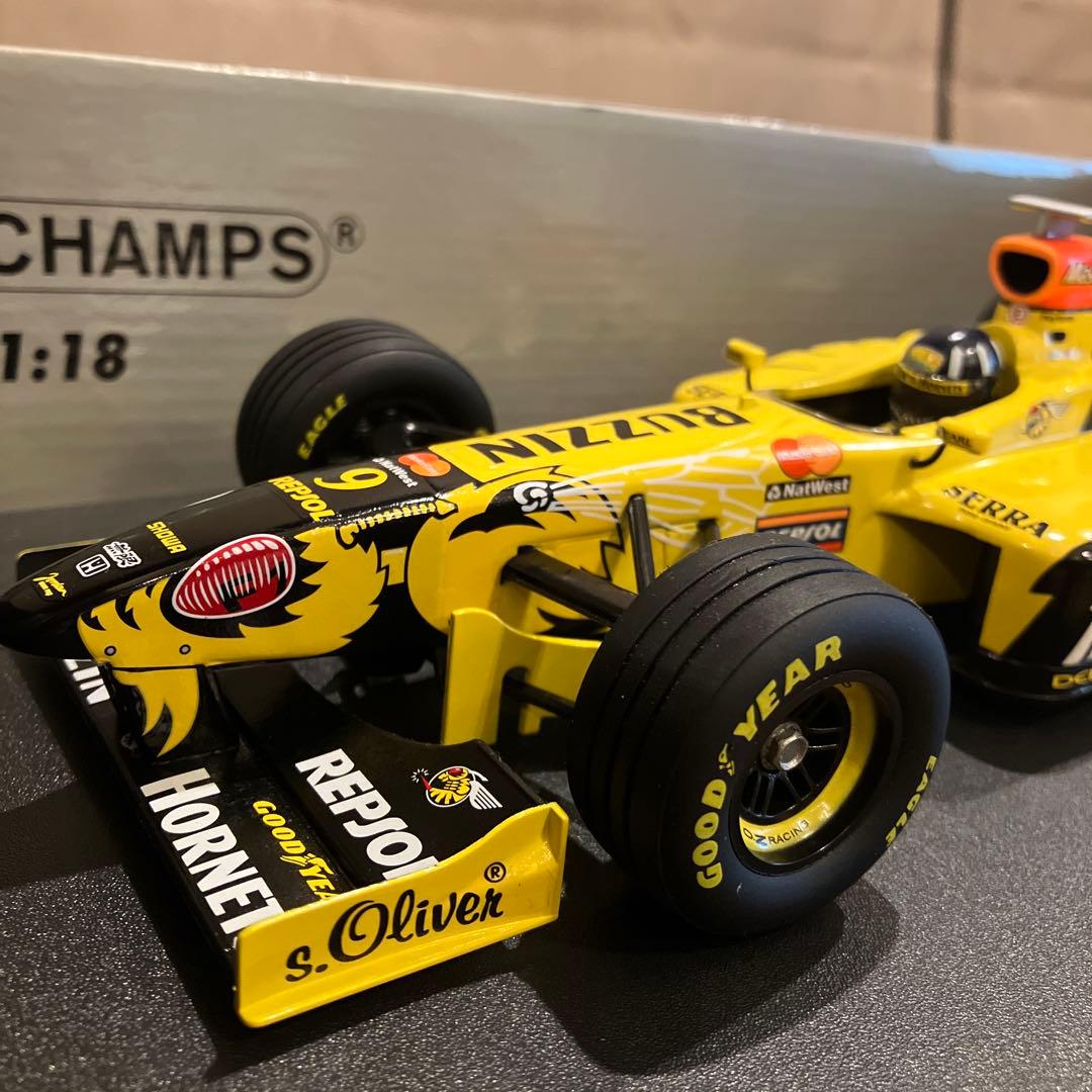 MINICHAMPS 1/18 ジョーダン無限ホンダ198 デーモン・ヒル - メルカリ