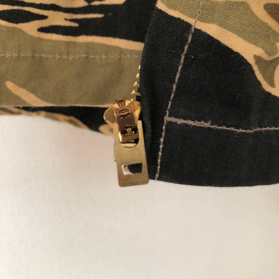 美品 ベトジャン 龍刺繍 ビッグサイズ 迷彩 タイガーカモ スーベニア