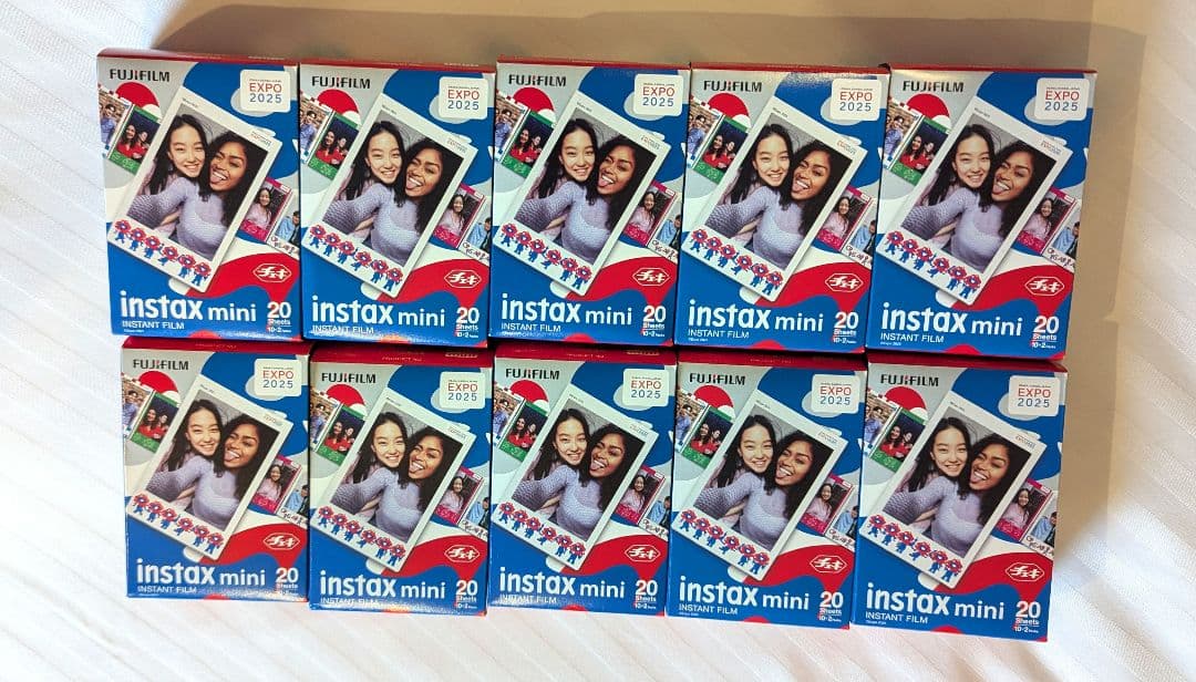 EXPO instax mini film 20x10pic チェキフィルム Amazon | インスタントカメラ・チェキミニフィルム film Instax Mini20
