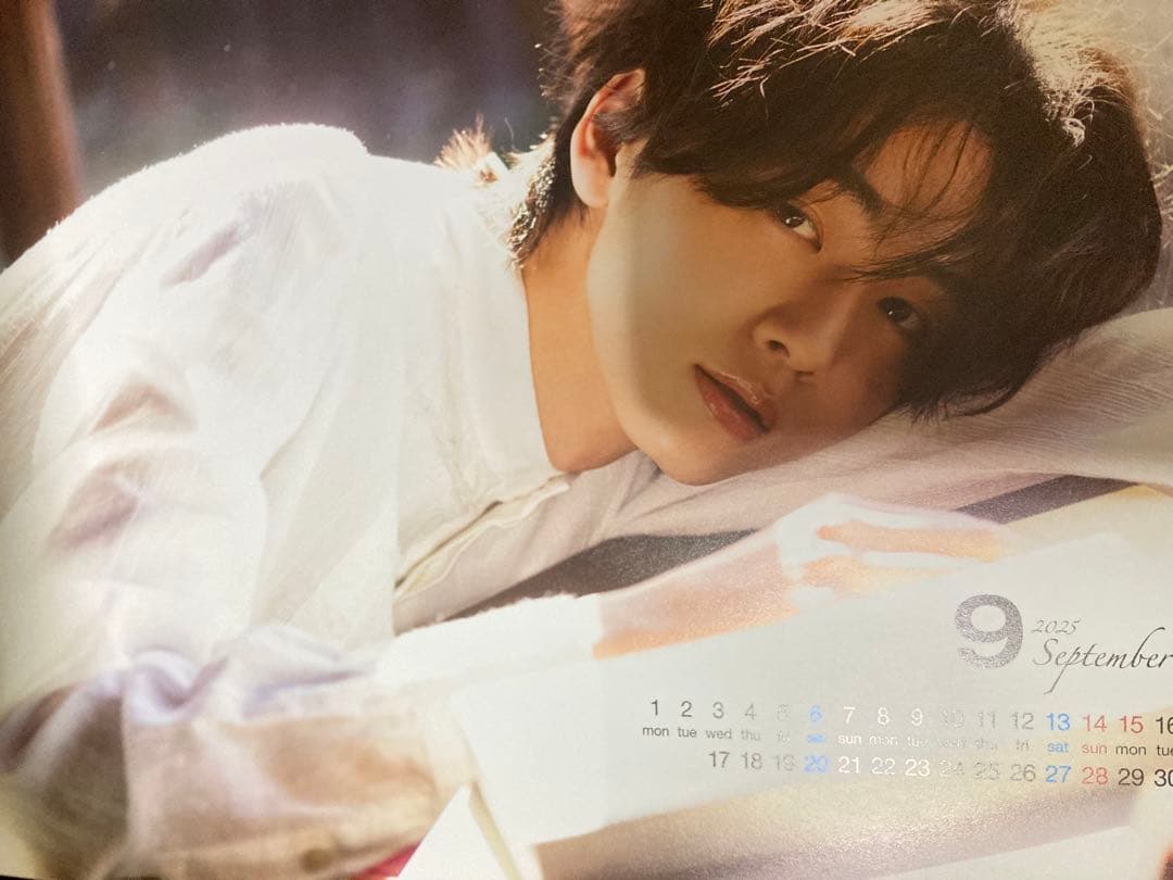 井内悠陽 カレンダー サインなし 2025年4月から2026年3月まで 送料無料